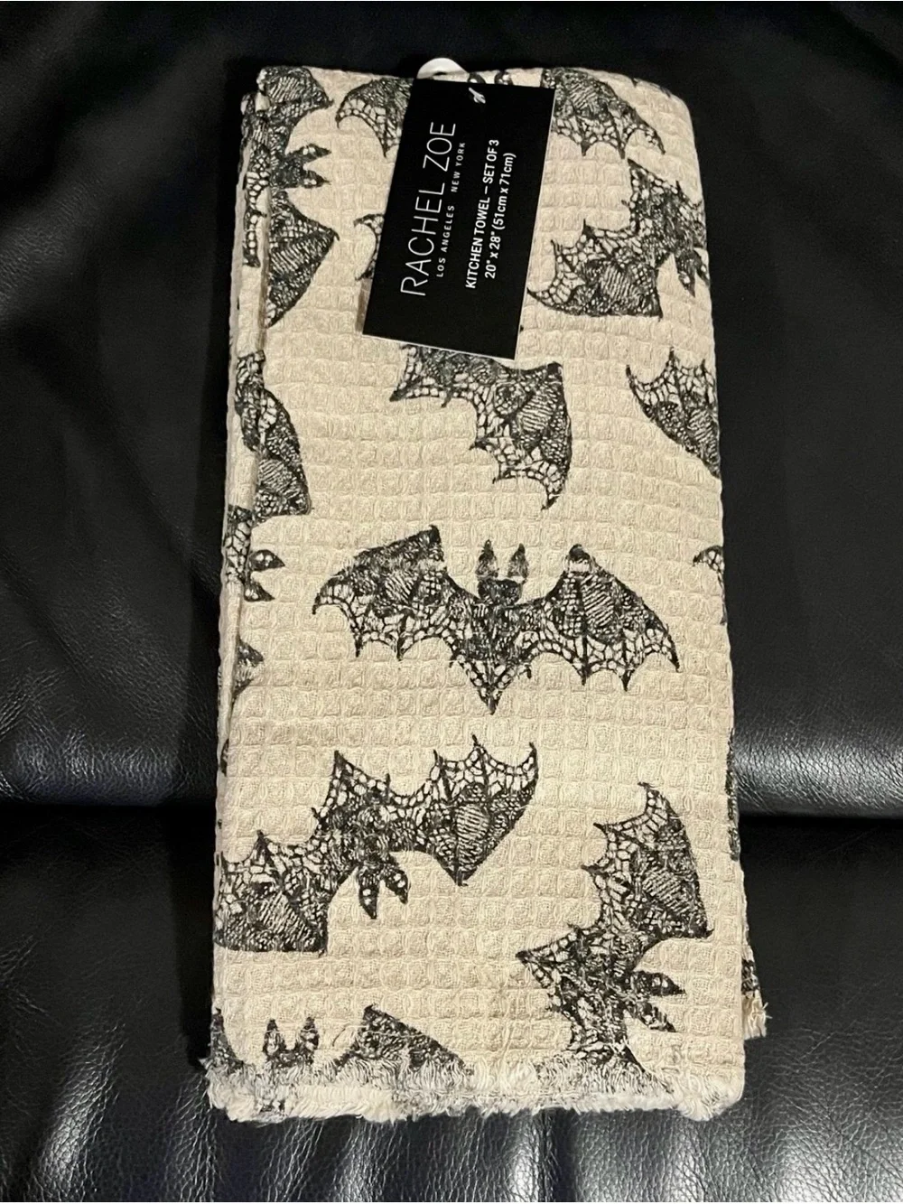 Halloween Rachel Zoe Bats Kitchen Towels, Set of 3 Subcategory Classification